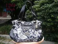 woman coach sac discount 2013 new ch-1289 pierre motif noir